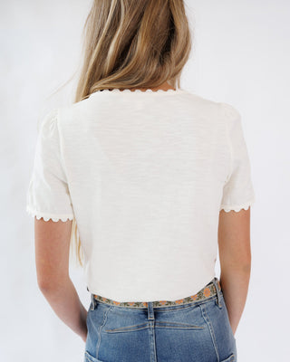 Scallop Tee - By Baano