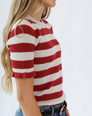 Mini Ruffle Sweater - By Baano