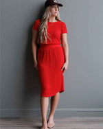 Popcorn Smocked Skirt