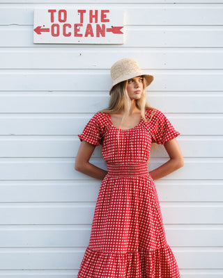 Sweetheart Smocked Dress - By Baano