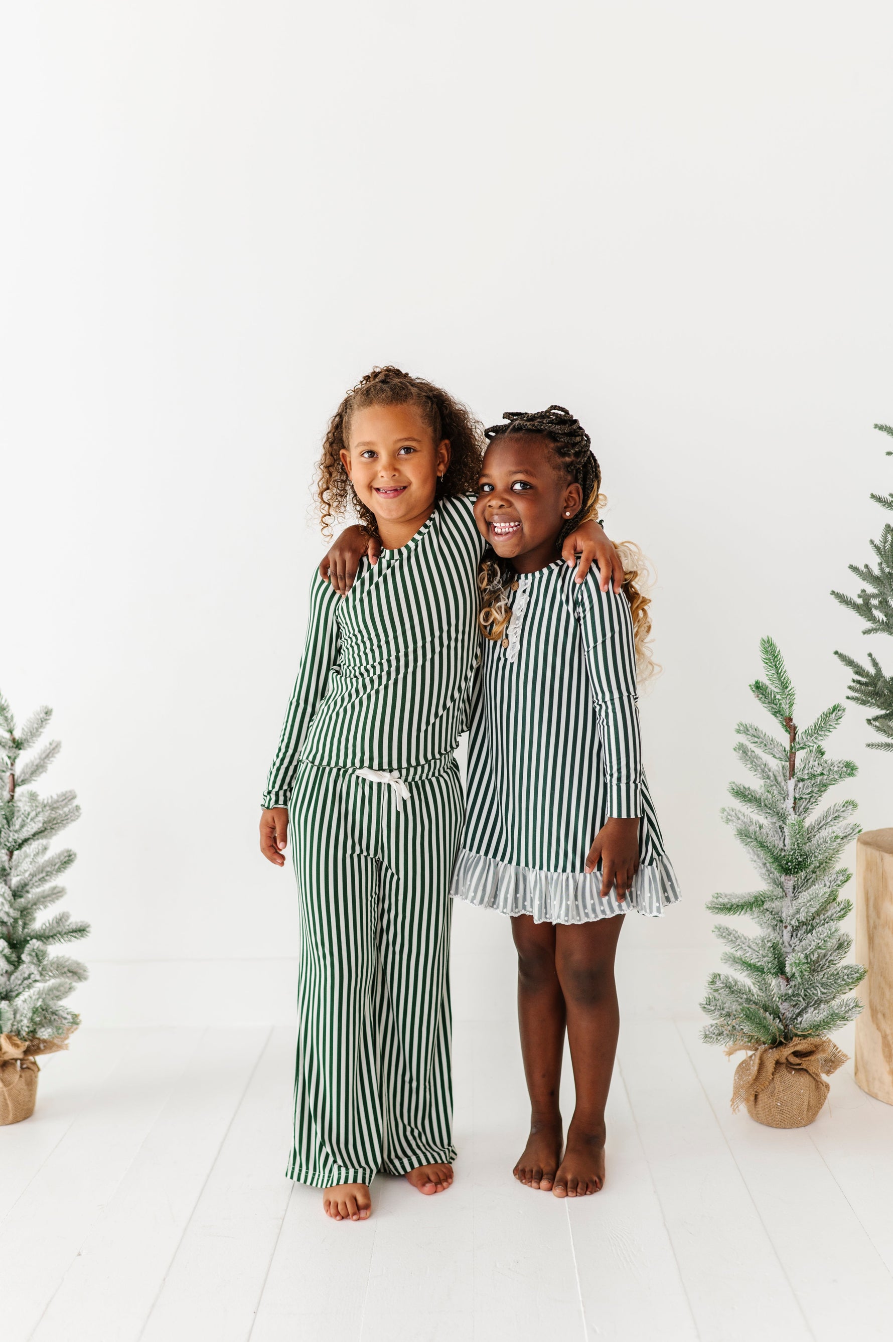 Green Stripes | NIGHTGOWN - By Baano