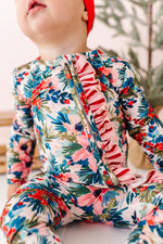 Holly Floral | ZIP ROMPER - By Baano