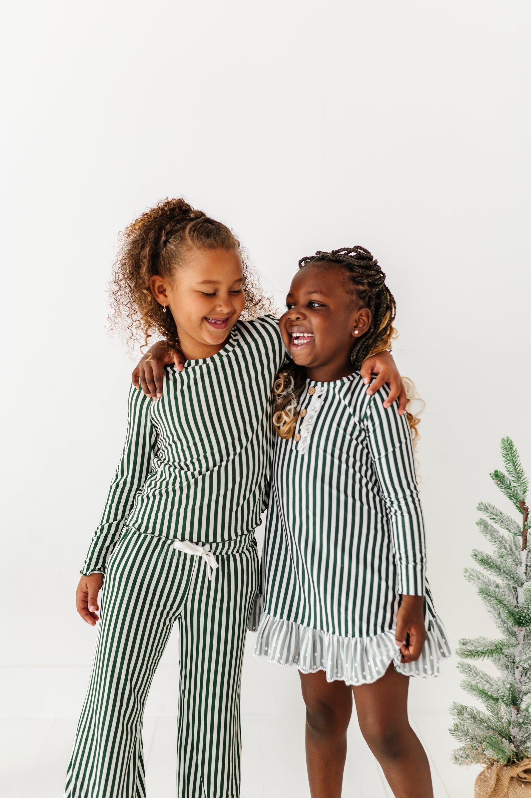 Green Stripes | NIGHTGOWN - By Baano