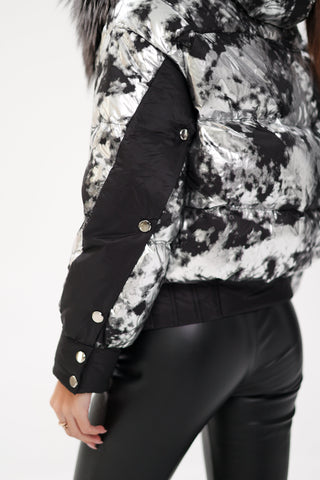 Glacier Fox Collar Down Fill Puffer - By Baano