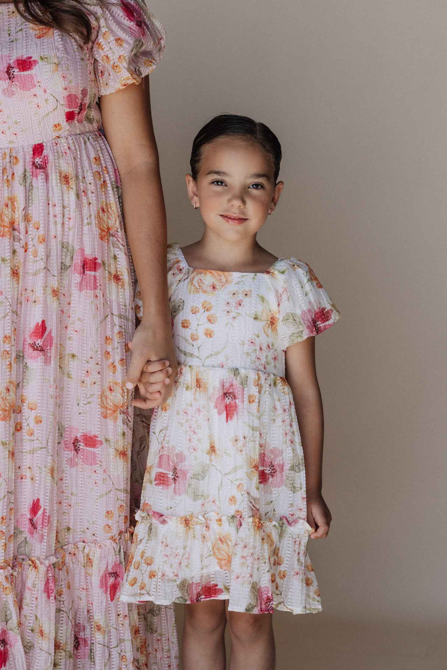 Greta Dress in White - Kids