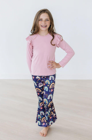SALE Midnight Rainbow Ribbed Velvet Bells - By Baano