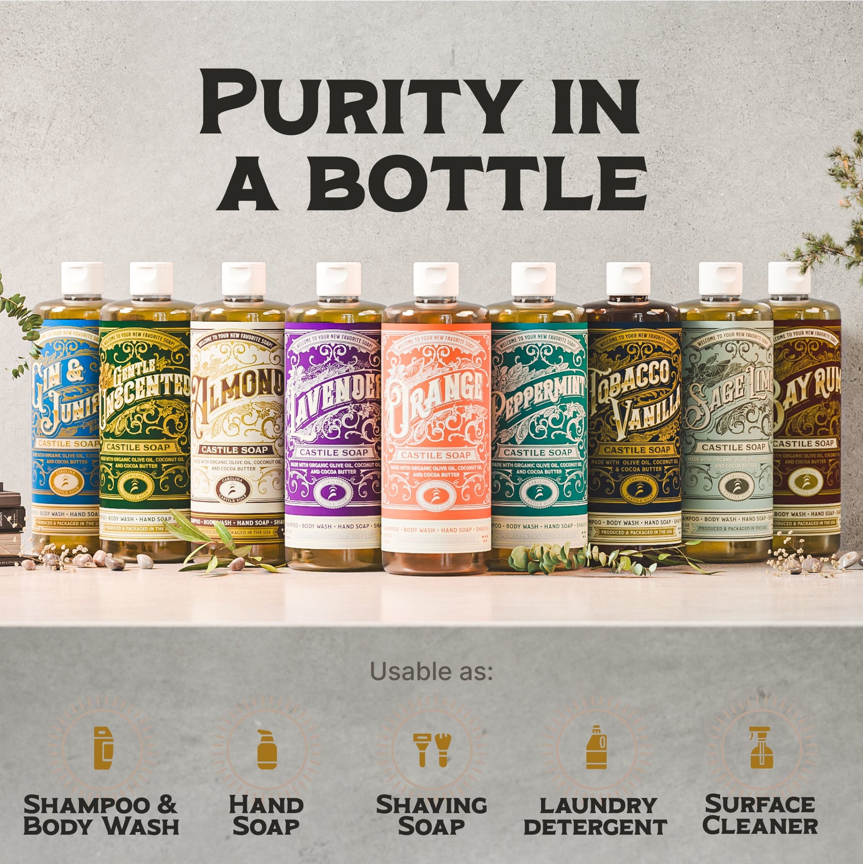 Bay Rum Castile Soap