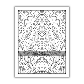 100 Amazing Patterns: An Adult Coloring Book with Fun, Easy, and Relaxing Coloring Pages (Spiral Bound) - By Baano
