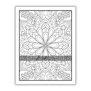 100 Amazing Patterns: An Adult Coloring Book with Fun, Easy, and Relaxing Coloring Pages (Spiral Bound) - By Baano