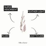 100% Cotton | Super-Soft Turkish Bath and Beach Towel Silverlyne