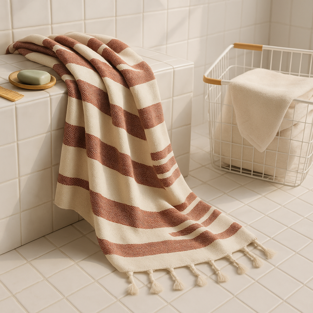 100% Cotton | Super-Soft Turkish Bath and Beach Towel Silverlyne