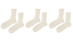 tittimitti® 100% Organic Cotton Women's Boot Socks. 3 Pairs. Made in Italy.