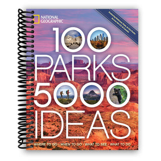100 Parks, 5,000 Ideas: Where to Go, When to Go, What to See, What to Do (Spiral Bound) - By Baano