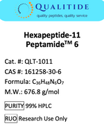 Hexapeptide-11 (Peptamide™ 6)
