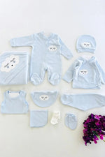 Baby Cloud Newborn First Outfit Set (10 Pcs) - By Baano