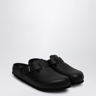Boston Slipper Black In Smooth Leather - By Baano