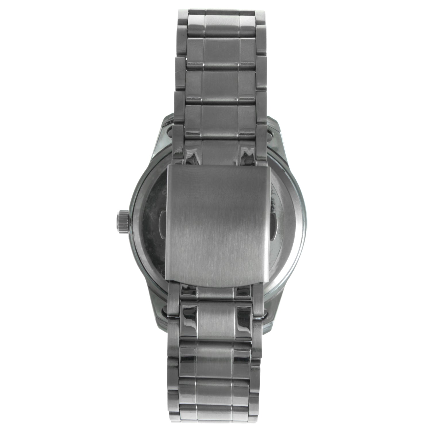 Mens 44mm Silver Dial with Stainless Steel Bracelet