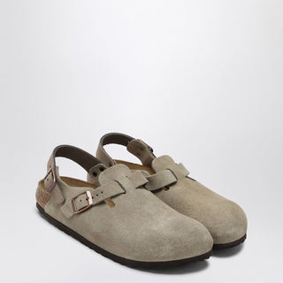 Taupe Suede Tokyo Slipper - By Baano