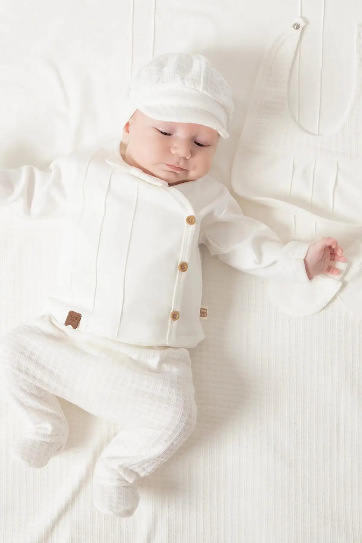 George Newborn Baby Boy Coming Home Outfit Set (10 Pcs) - By Baano