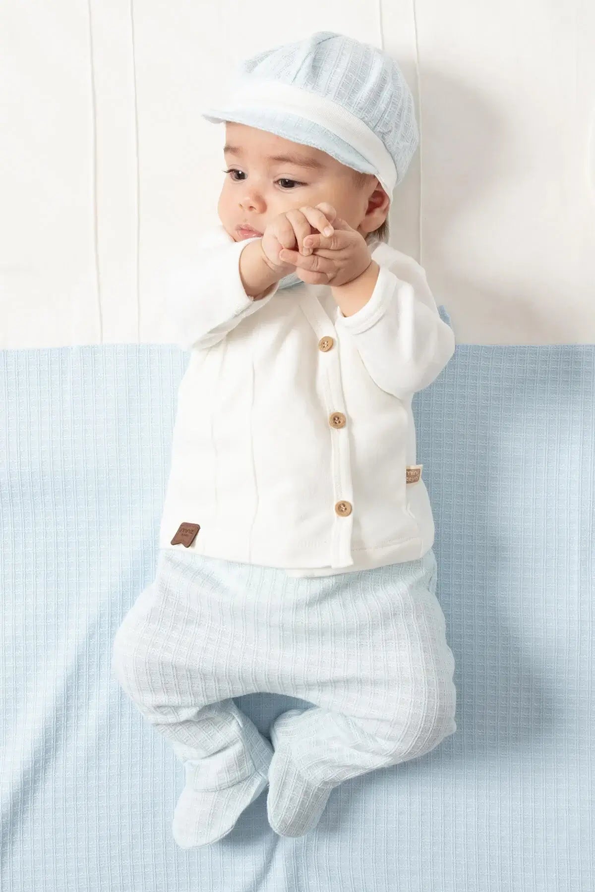 George Newborn Baby Boy Coming Home Outfit Set (10 Pcs) - By Baano