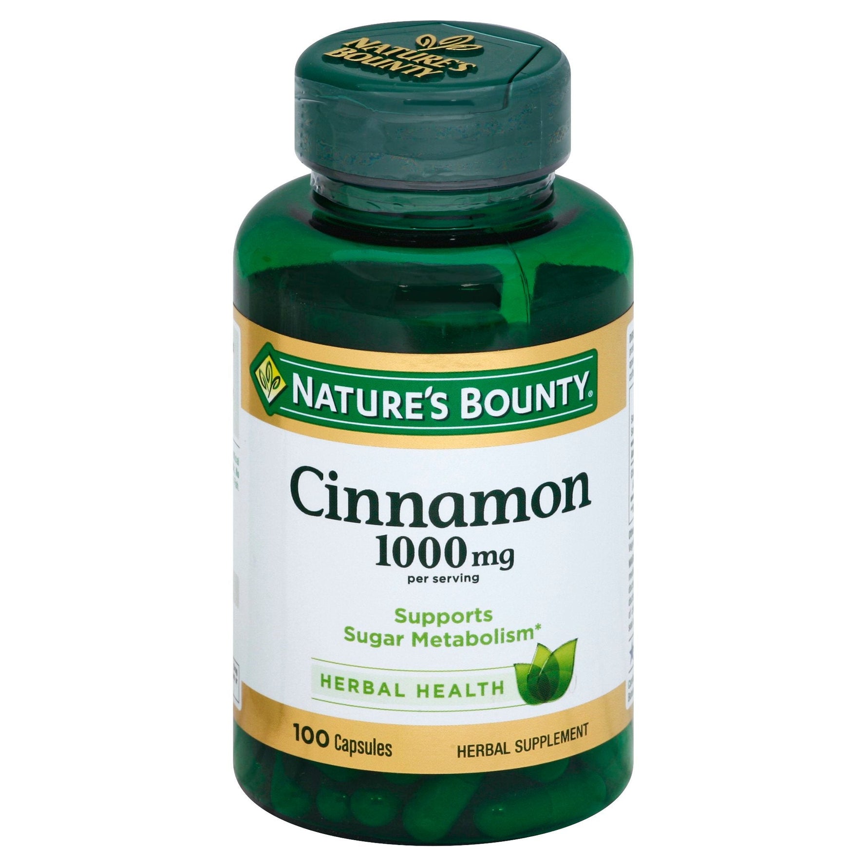 Nature's Bounty Cinnamon, 1500 Mg, Capsules