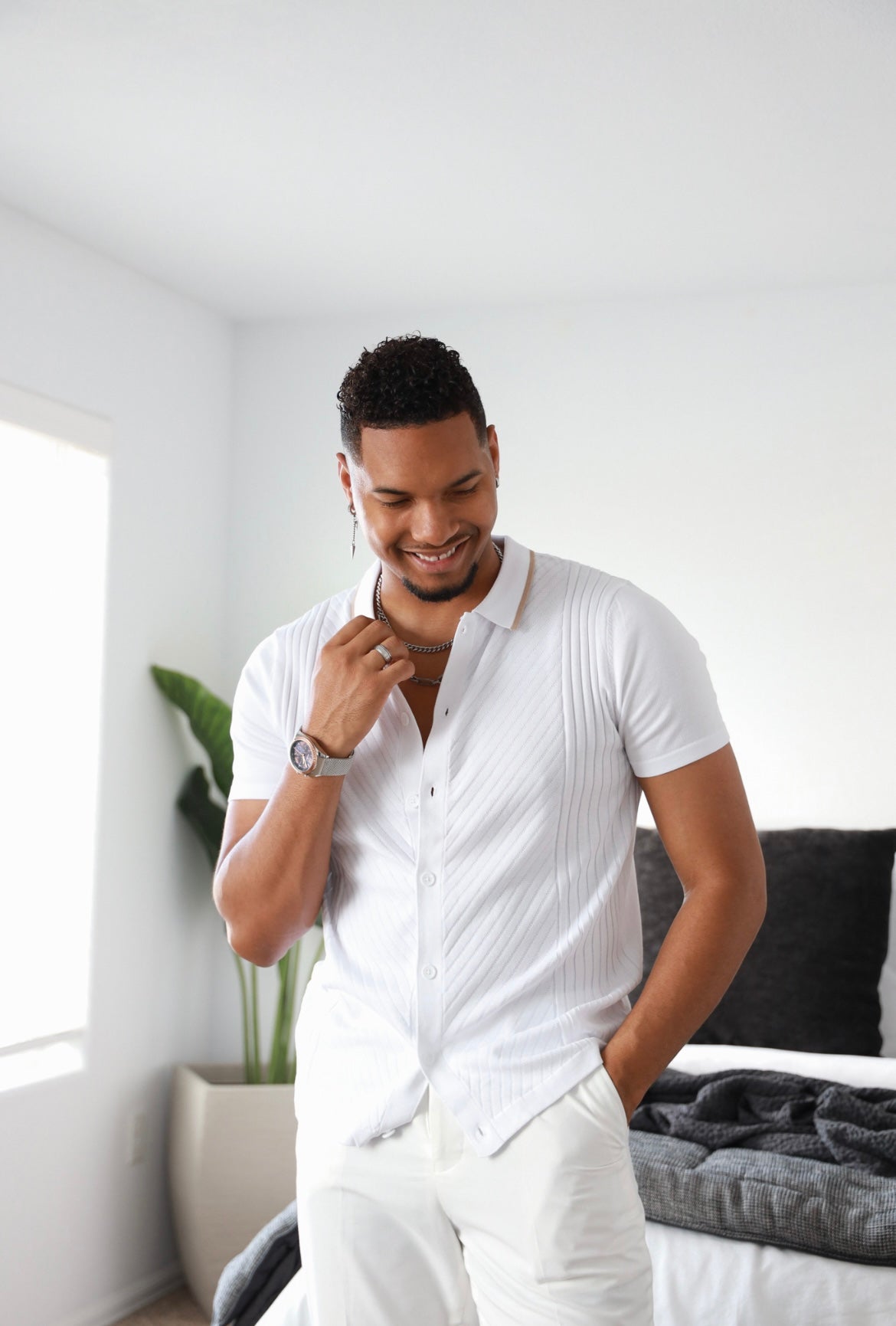 Men's 42mm Silver Multi-Function Steel Mesh Watch Peugeot Watches