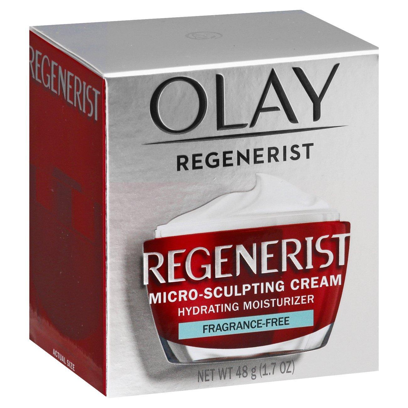 Olay Regenerist Micro-Sculpting Cream Face Moisturizer Fragrance Free