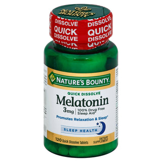 Nature's Bounty Melatonin, 3 Mg, Quick Dissolve Tablets