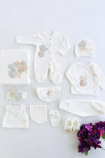 Grace Newborn Girl Coming Home Outfit Set (11 Pcs) - By Baano