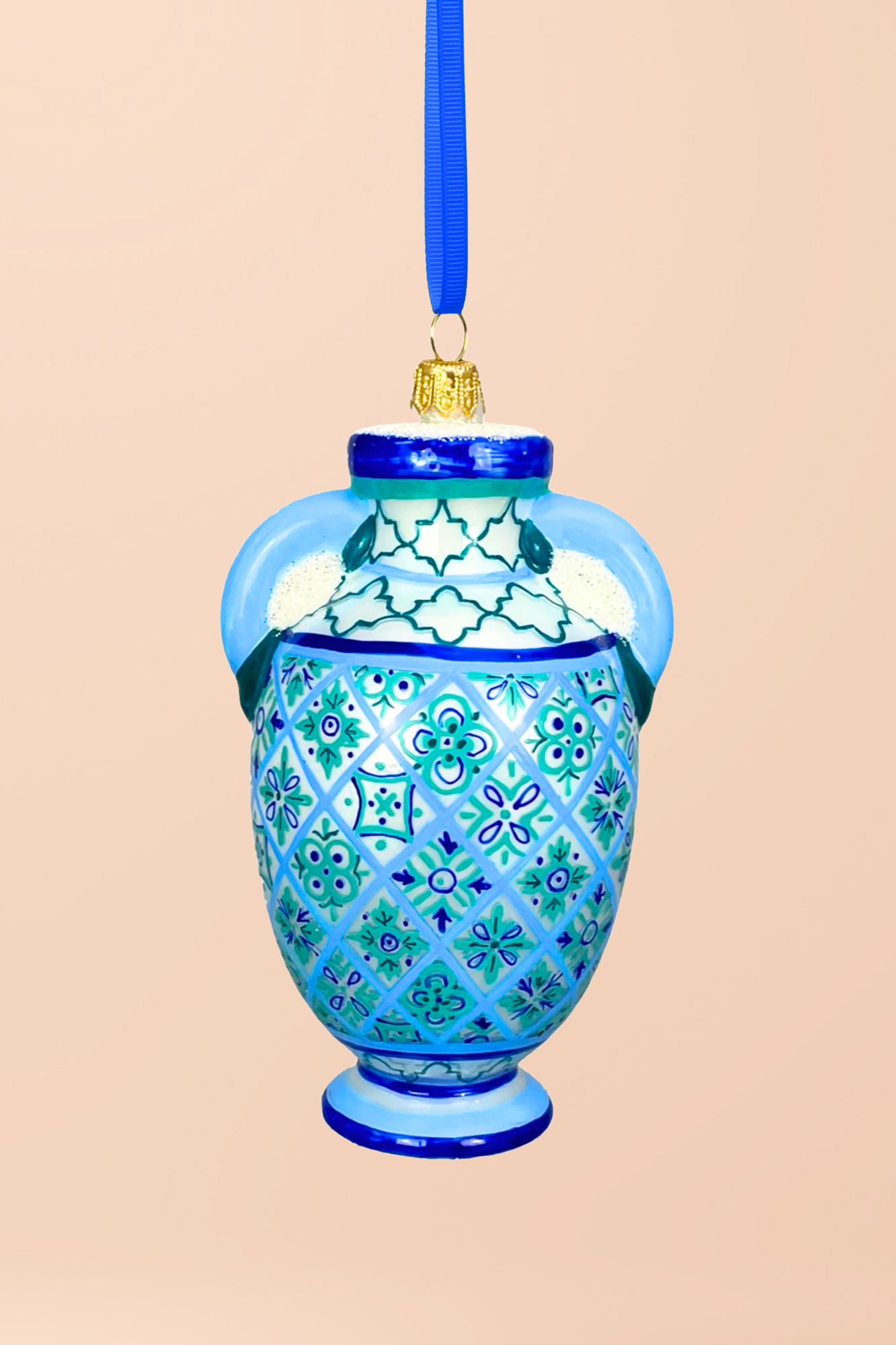 Napoli Vase Polish Glass Ornament