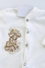 Ines Newborn Girl Gold Coming Home Outfit Set (11 Pcs) - By Baano