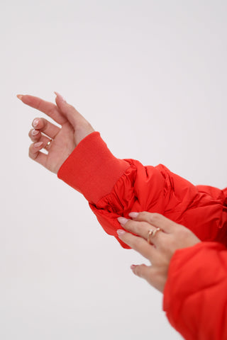 Genuine Silver Fox Down Fill Hooded Parka - By Baano