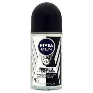 Nivea 48H Men Invisible For Black & White Roll On 50ml
