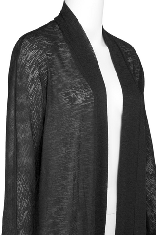Kasper Open Front Dolman Sleeve Duster Onion Skin Cardigan - By Baano