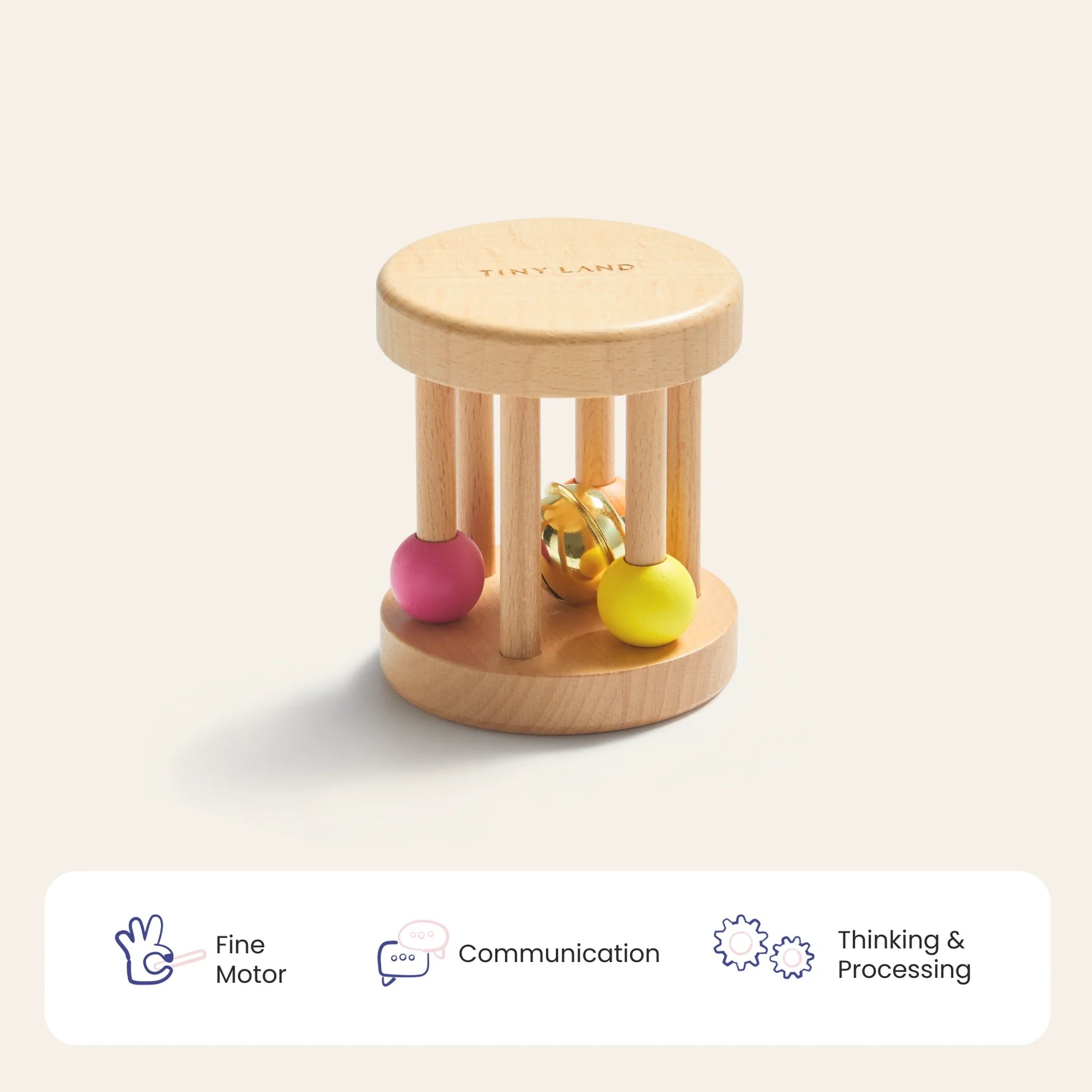 Tiny Land® Montessori Toys for Newborns (0–3 Months)