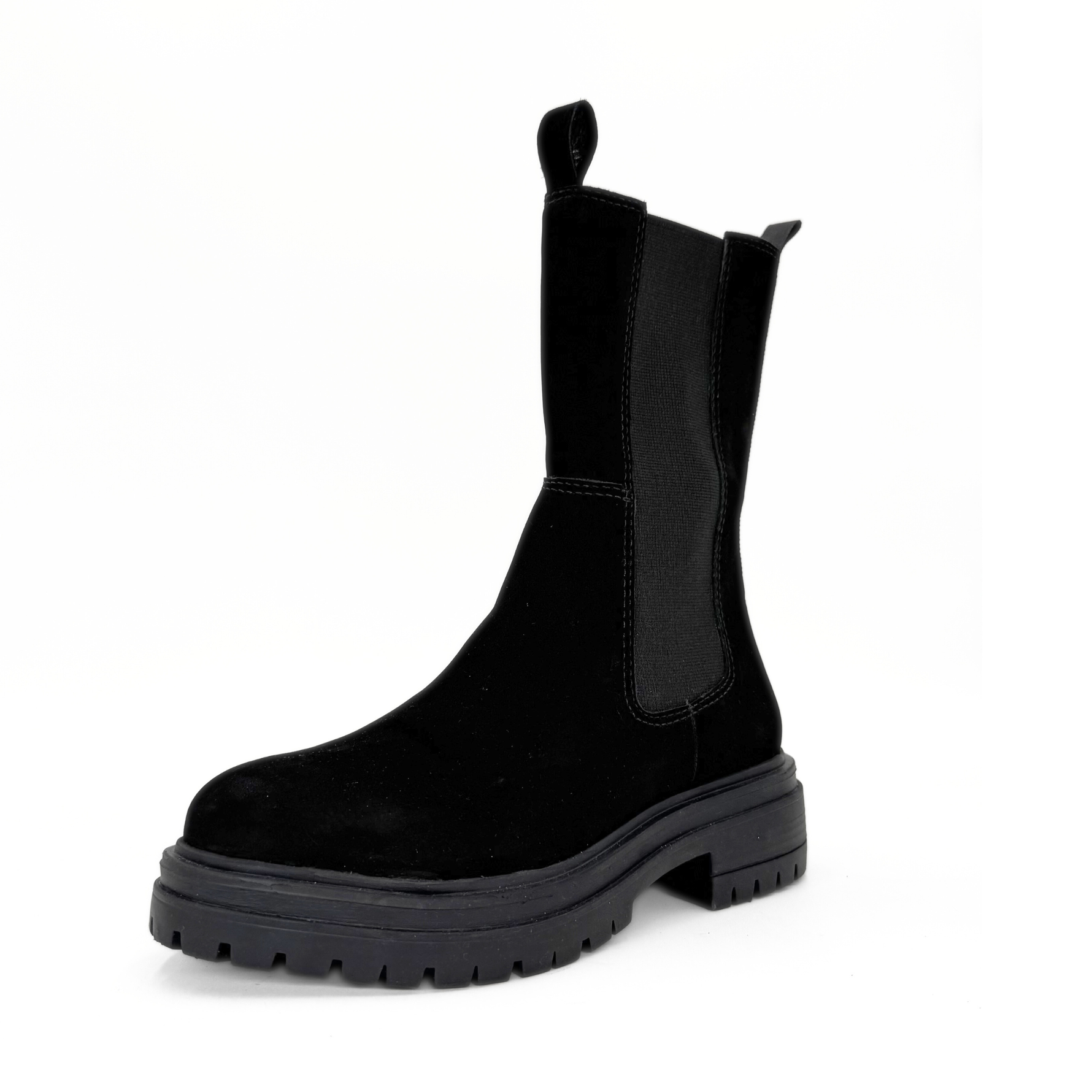 Sherry Nubuck Lugsole Booties Chelsea Crew