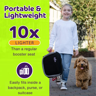 BubbleBum Inflatable Car Booster Seat - Travel Booster Seat - Black Style ✔️ - By Baano