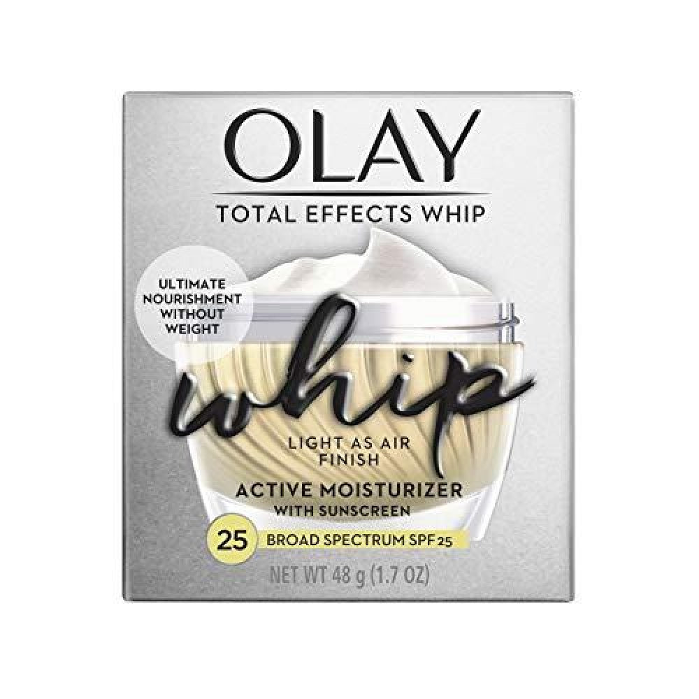 Olay Total Effects Whip Face Moisturizer SPF 25, 1.7 Oz