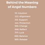 Angel Number Necklace