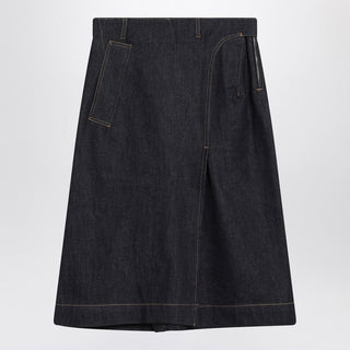 Dark Blue Denim Skirt - By Baano
