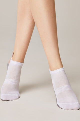 Cotton Ankle Socks Conte Active - With a "Tongue" 393 - By Baano