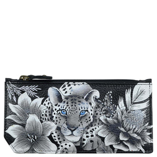RFID Blocking Card Case with Coin Pouch - 1140