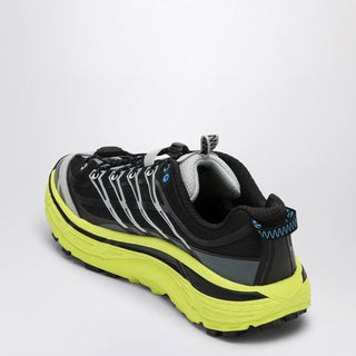 Black And Yellow Mafate Three2 Sneakers - By Baano