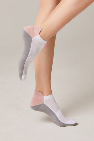 Cotton Ankle Socks Conte Active - With a "Tongue" 393 - By Baano