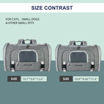 Mr. Peanut's Monterey Series Airline Compliant Horizontal Backpack Pet Carrier - By Baano