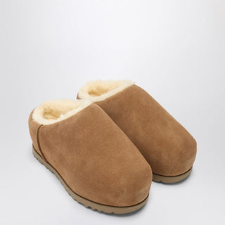 Pumped Chestnut Slipper - By Baano
