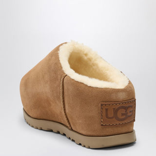 Pumped Chestnut Slipper - By Baano