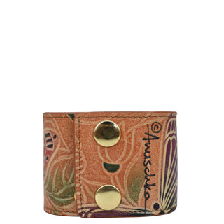 Painted Leather Cuff - 1176
