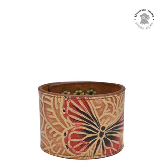 Painted Leather Cuff - 1176