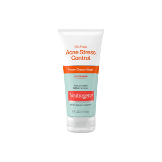 Neutrogena Oil Free Acne Stress Control Power Cream Face Wash 6 Fl. Oz